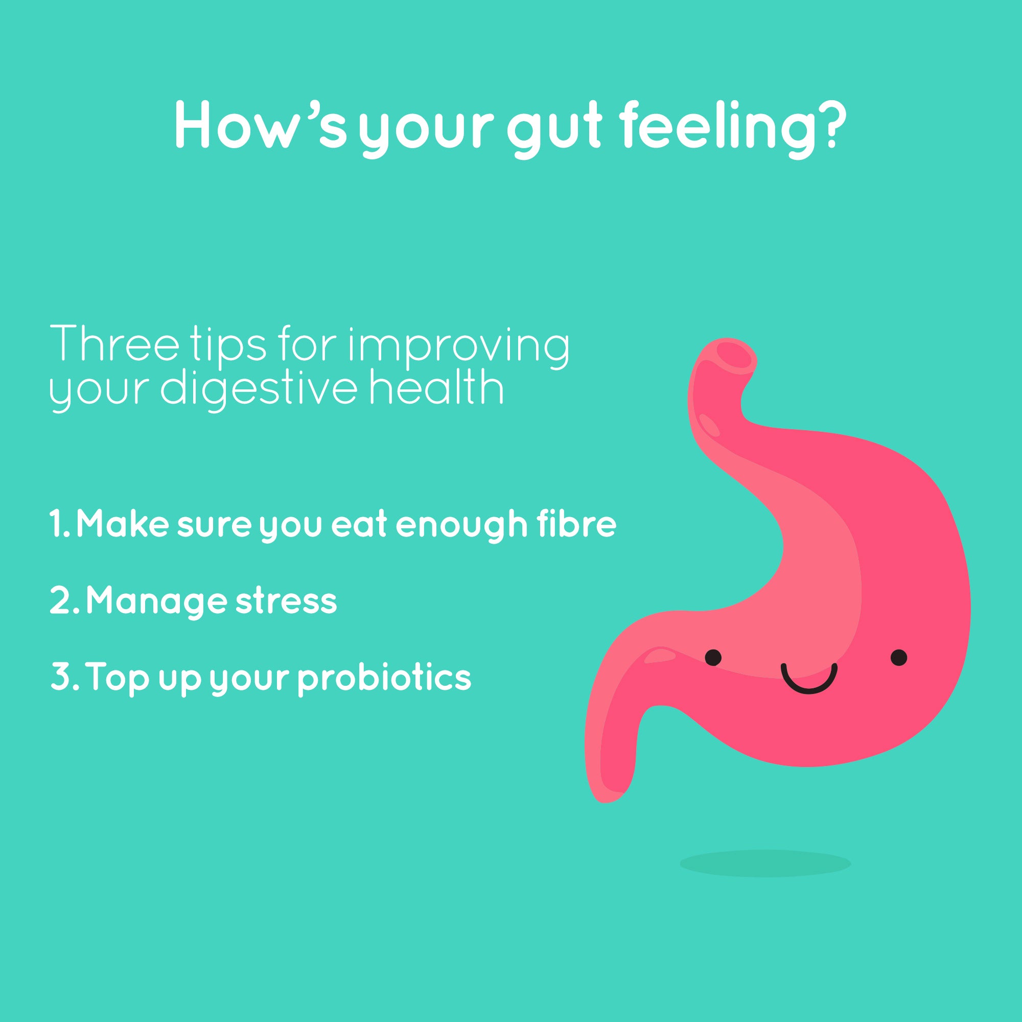 How’s your gut feeling? Top tips for improving digestive health – Yumi ...