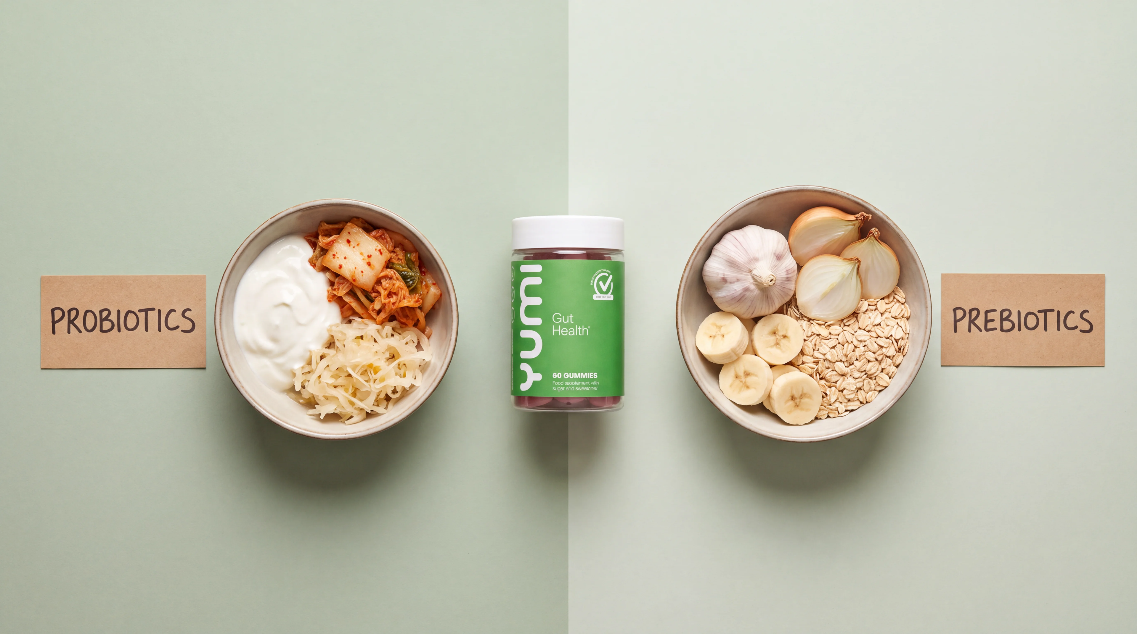 Probiotics vs. Prebiotics: What's the Difference?
