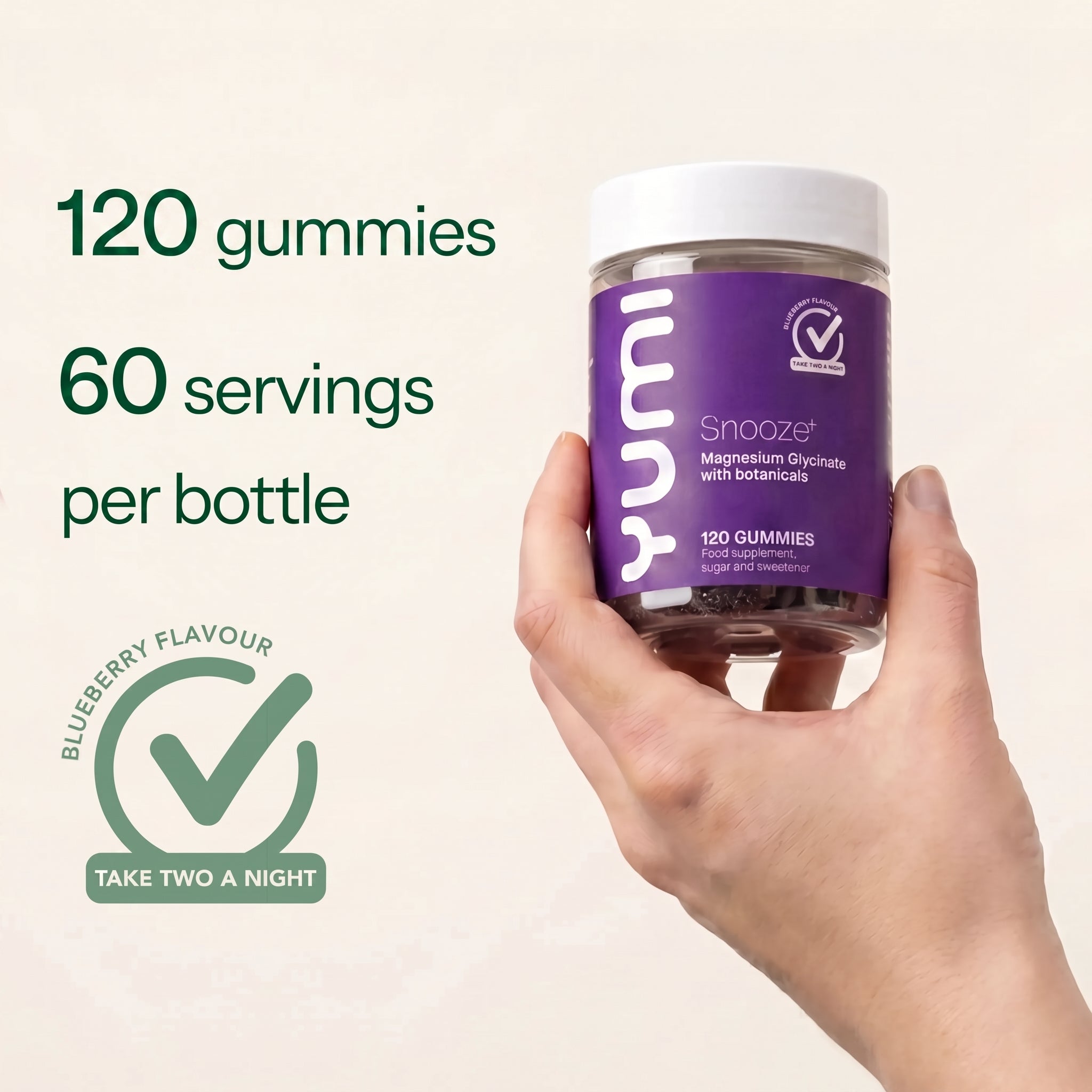 Snooze Magnesium Glycinate 120 Gummies