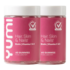 Hair, Skin & Nails with Biotin & Vitamins 120 Gummies (2 x 60)