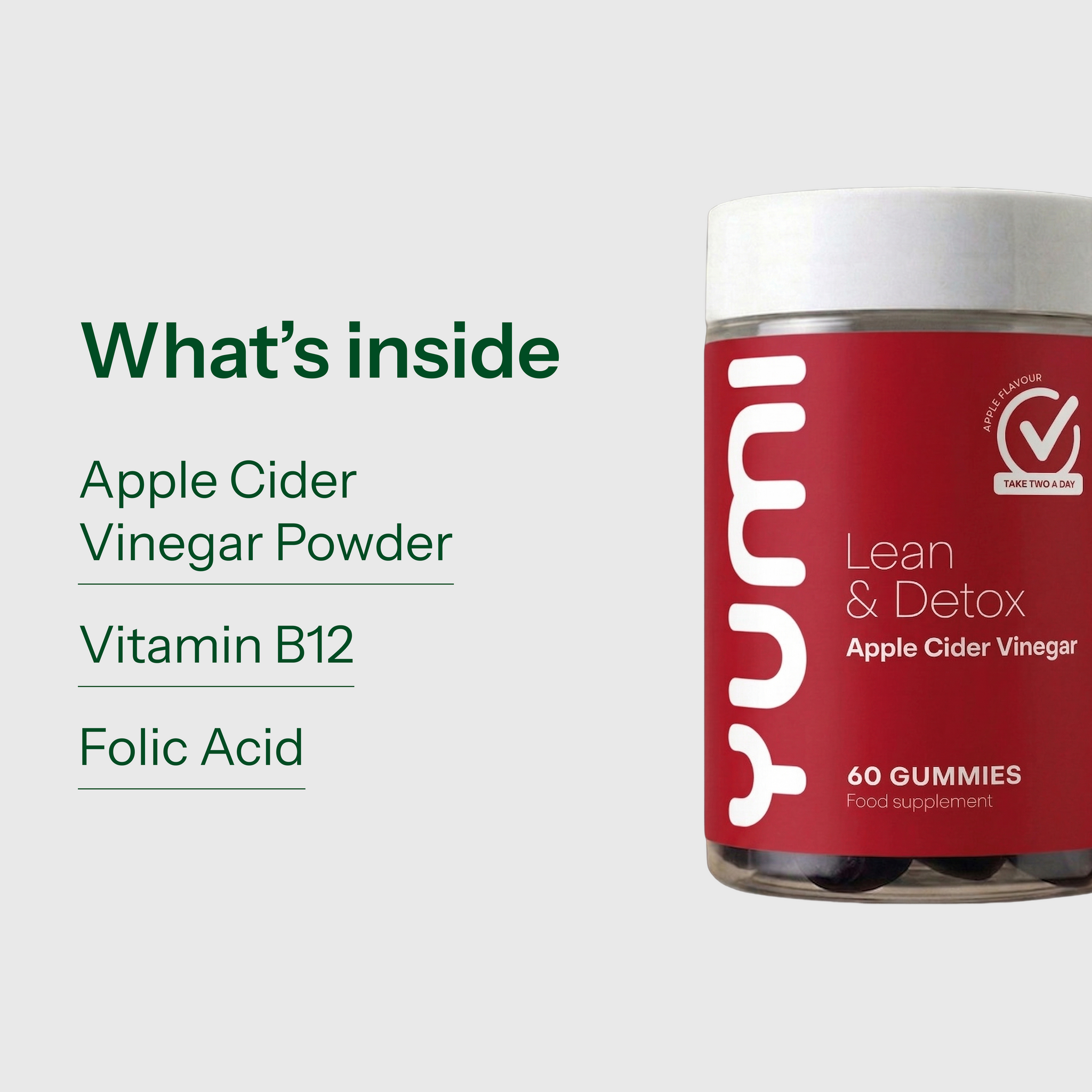 Lean & Detox - Apple Cider Vinegar Gummies – Yumi Nutrition