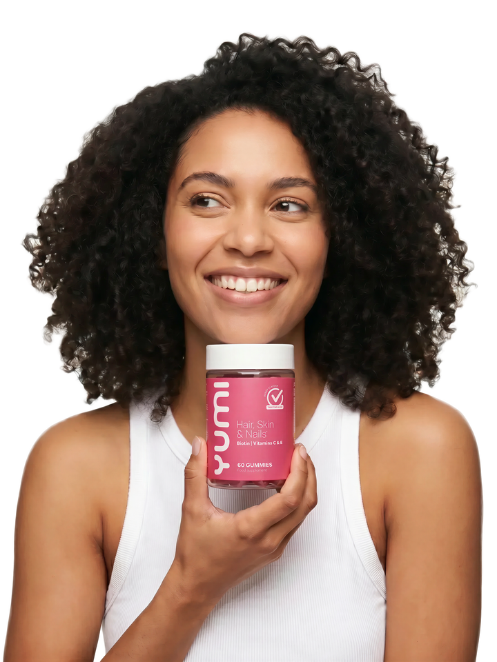 Ashwagandha gummies with a relaxed lifestyle background